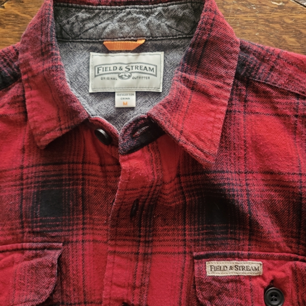 Field and Stream Men's Lumberjack Button Down Shirt Medium Gorpcore